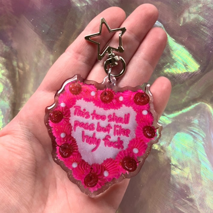 HOLY FCK Keychain