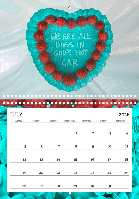 2026 Cake Calendar *PRE-ORDER*