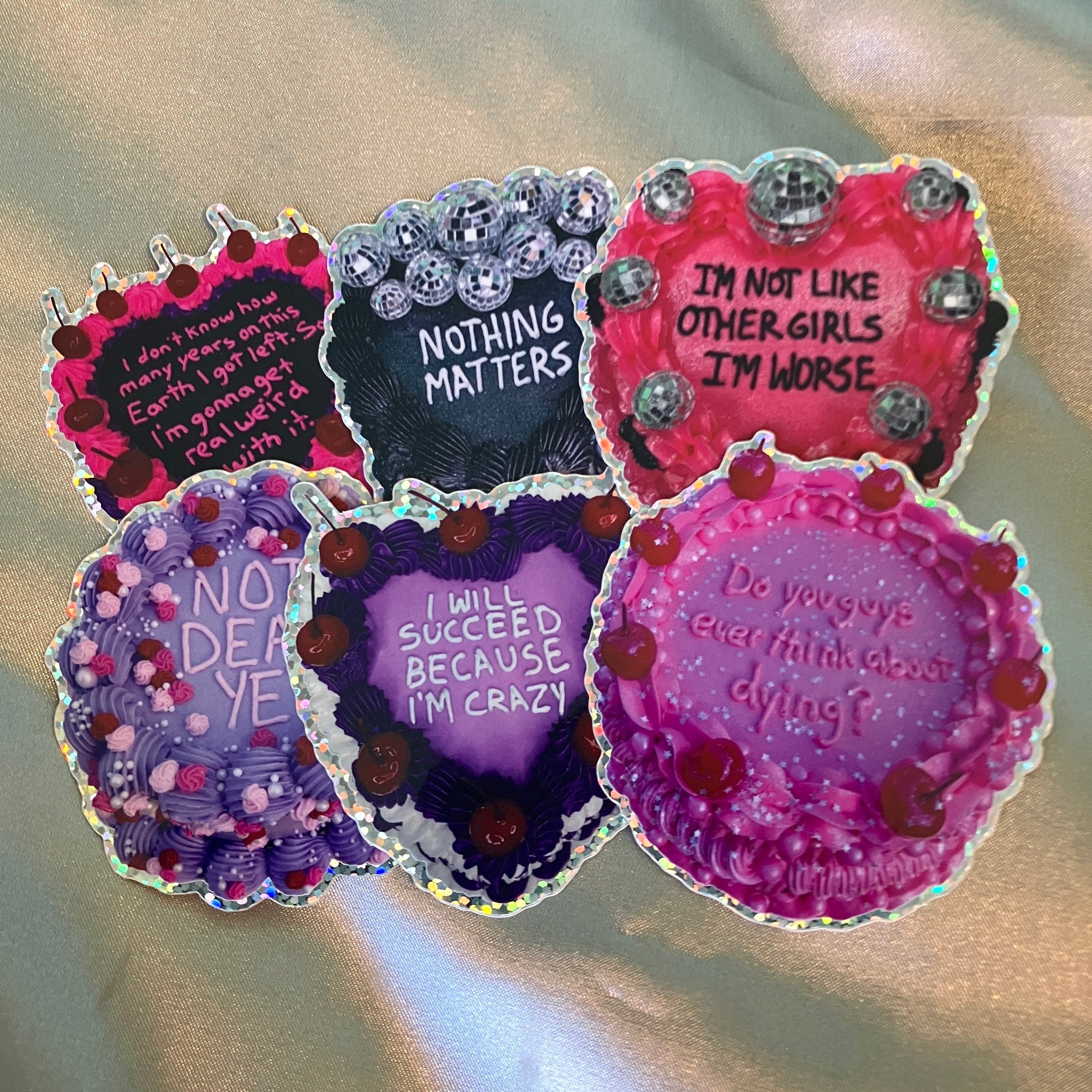 STICKERS – Existential Crisis Cakes