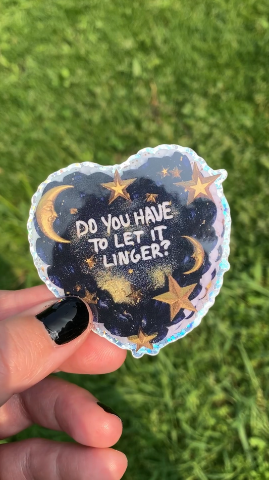 LINGER Sticker