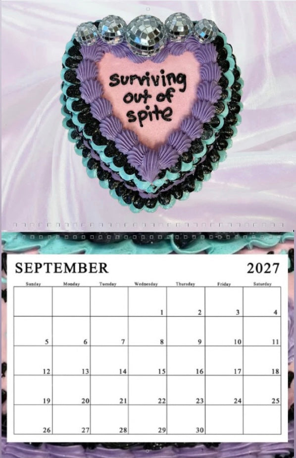 2027 Cake Calendar (PRE-ORDER)