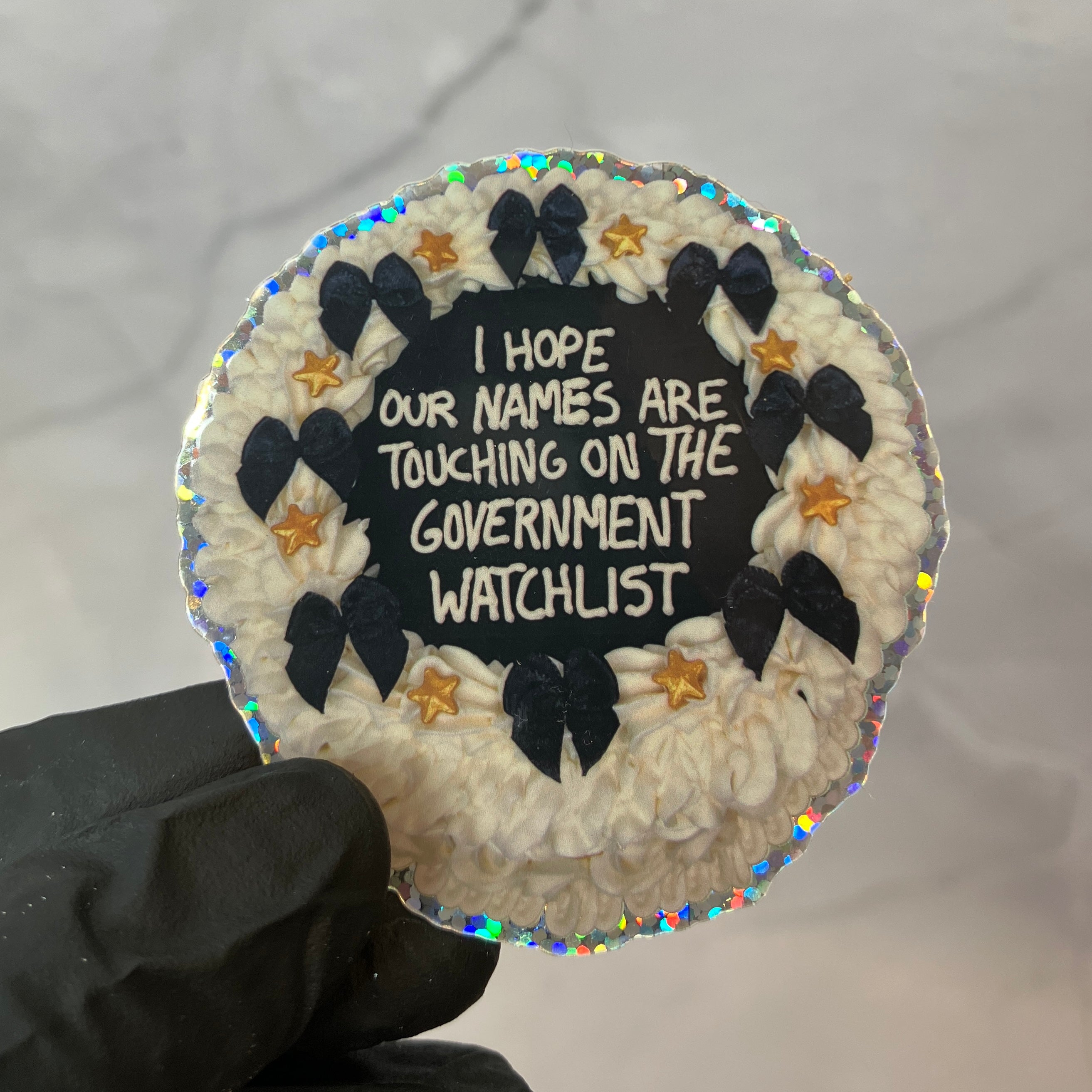 WATCHLIST Sticker – Existential Crisis Cakes
