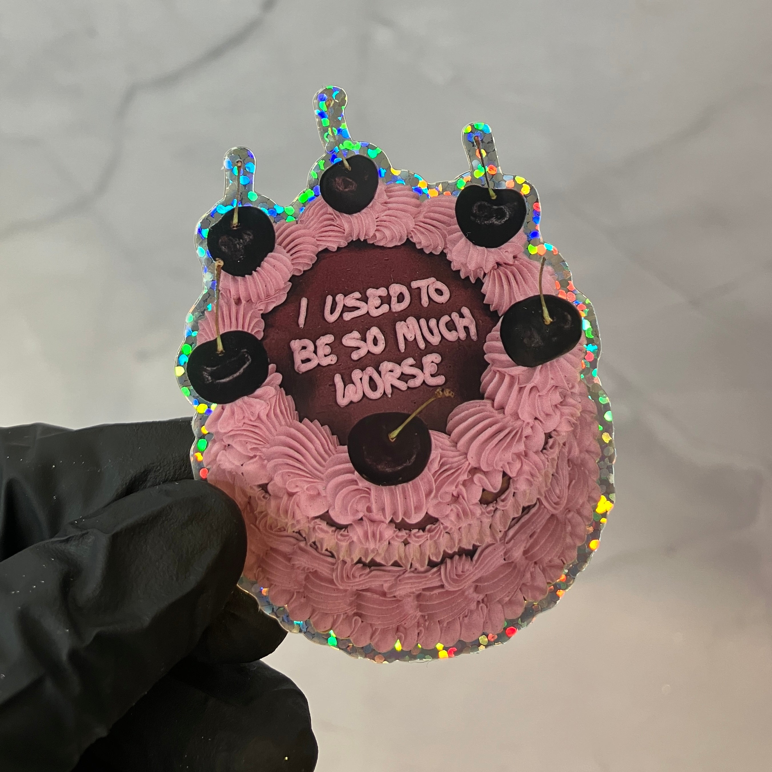 USED TO Sticker – Existential Crisis Cakes