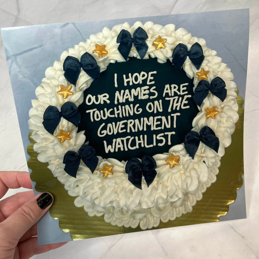 WATCHLIST 8x8" Giclée Print