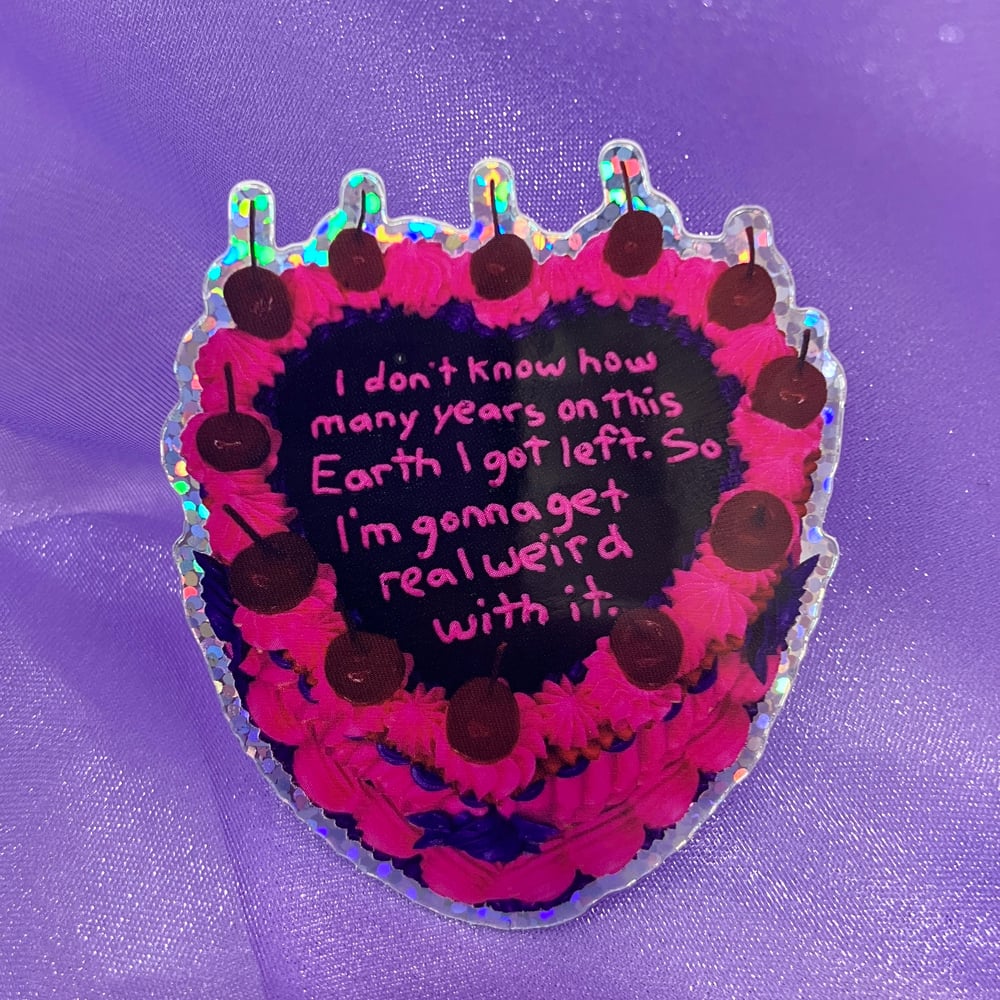 GET WEIRD Sticker